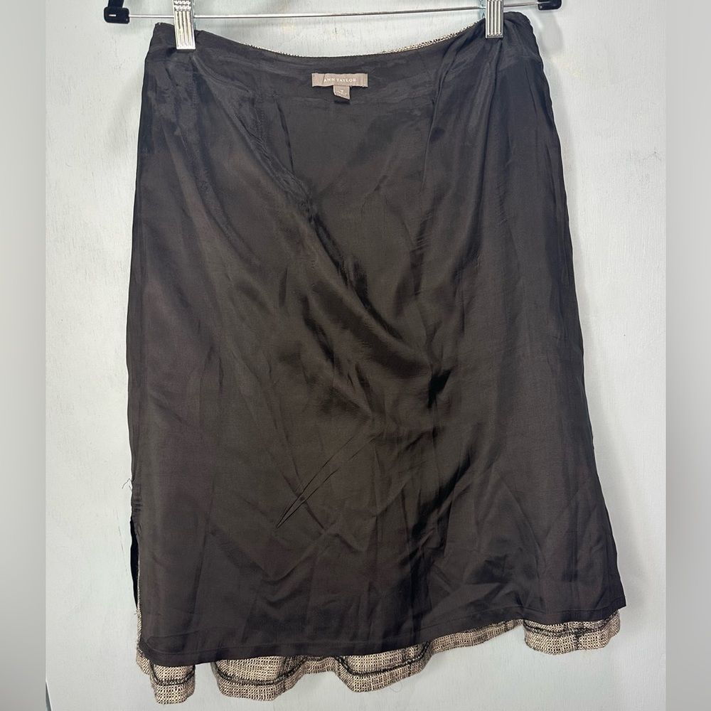 Ann Taylor Tweed Skirt -  A-line - Size 10 - Picture 5 of 5